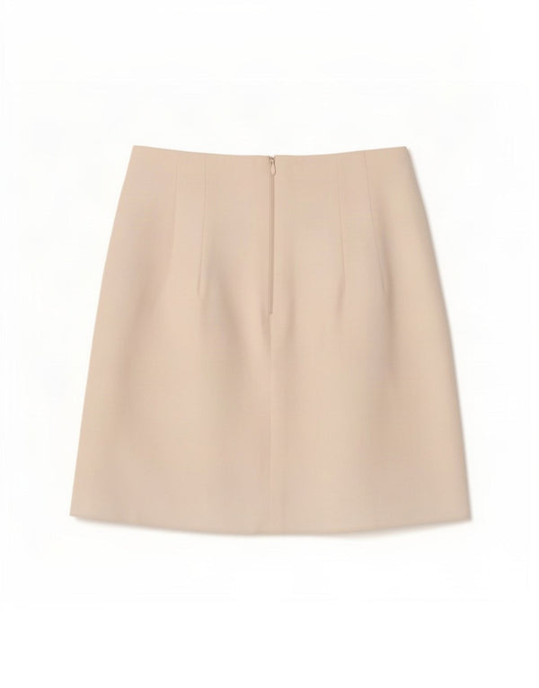 Zara Minifalda Mujer XS W24 Blanco