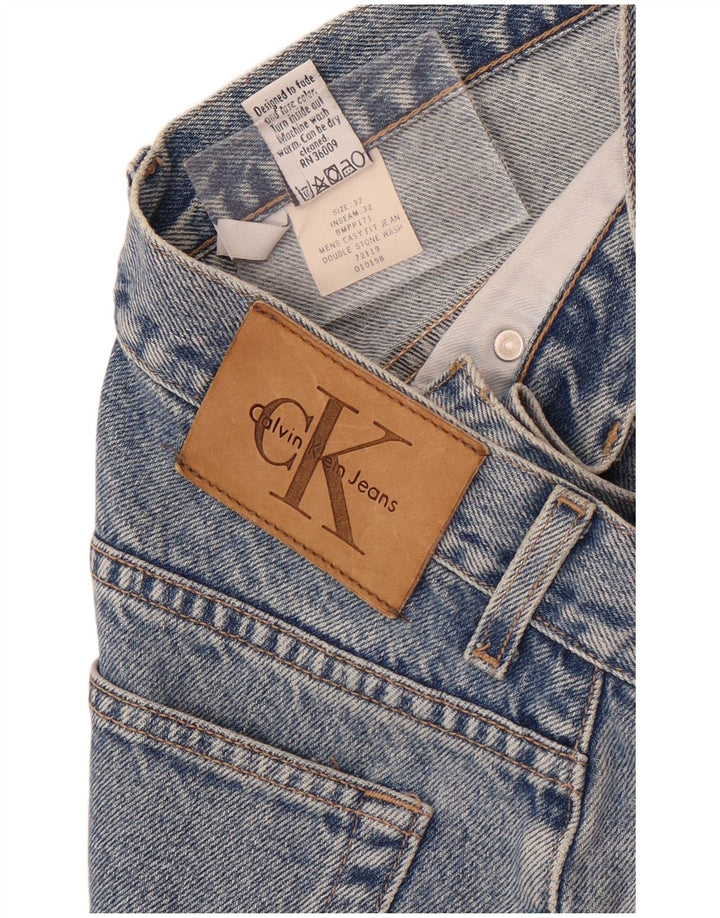 Calvin Klein Jeans ajustados para hombre W32 L28 Algodón azul