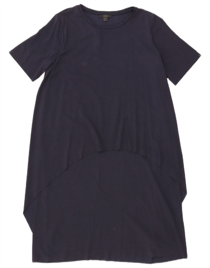 Cos Vestido de tienda para mujer UK 44 Viscosa azul marino mediano