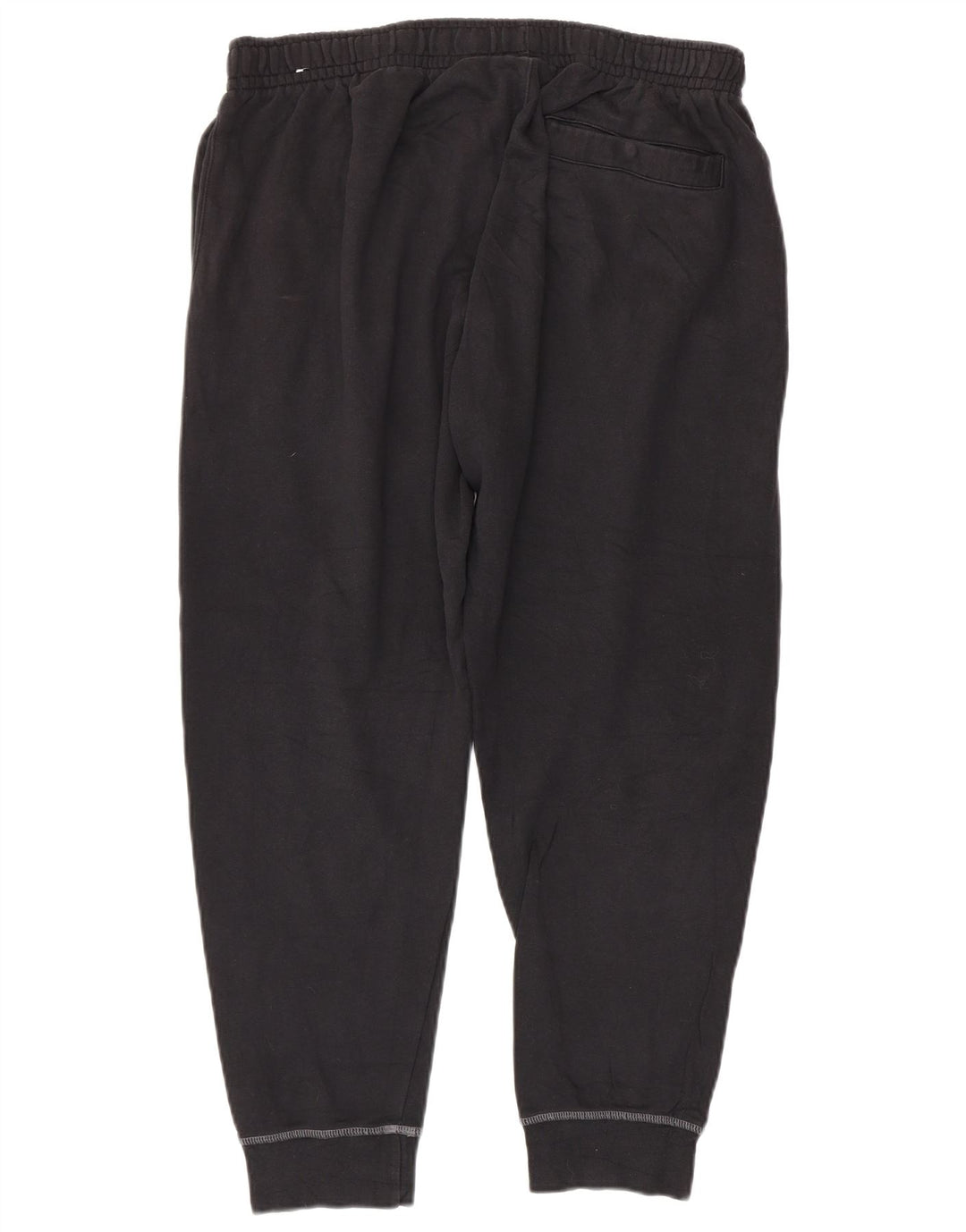 NIKE Mujer Graphic Chándal Pantalones Joggers UK 46 Grande Negro Algodón