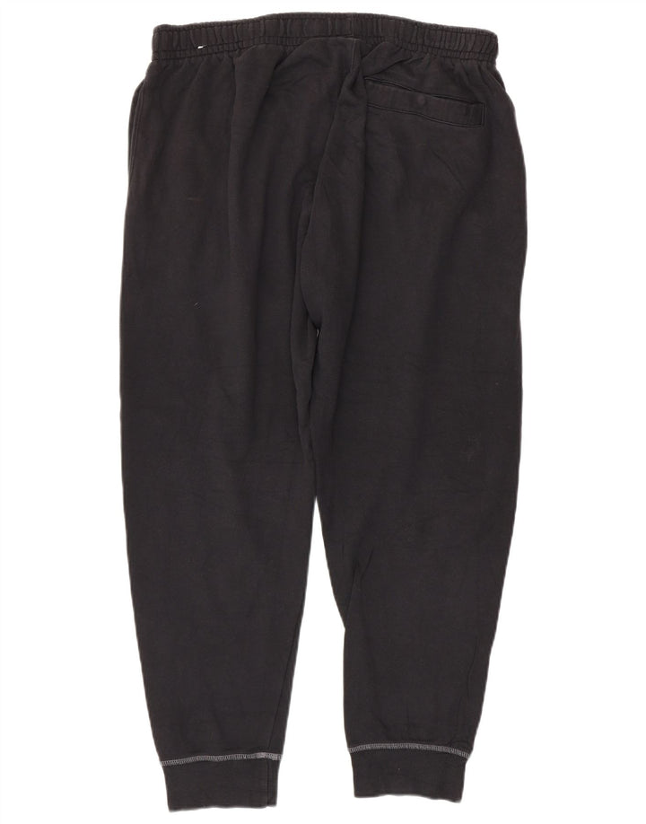 NIKE Mujer Graphic Chándal Pantalones Joggers UK 46 Grande Negro Algodón