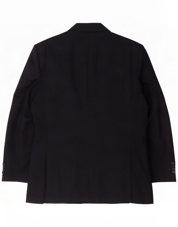 Chaqueta tipo blazer con doble botonadura para hombre Reda IT 54 2XL Lana virgen azul marino