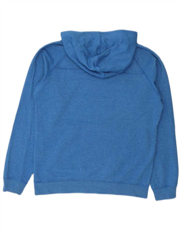 Jack & Jones Hombre Sudadera Con Capucha Gráfica De Algodón Azul Medio