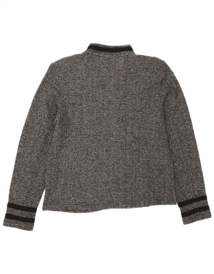 Tommy Hilfiger Chaqueta tipo blazer para mujer Reino Unido 44 Grande Algodón moteado gris