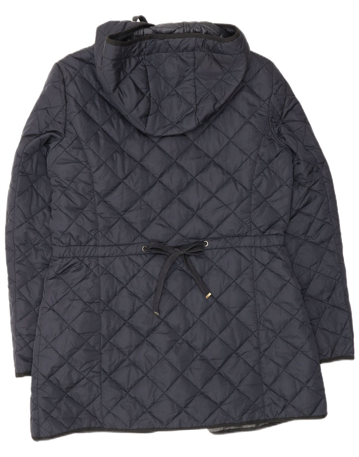 Massimo Dutti Chaqueta Acolchada Mujer UK 40 XL Azul Marino