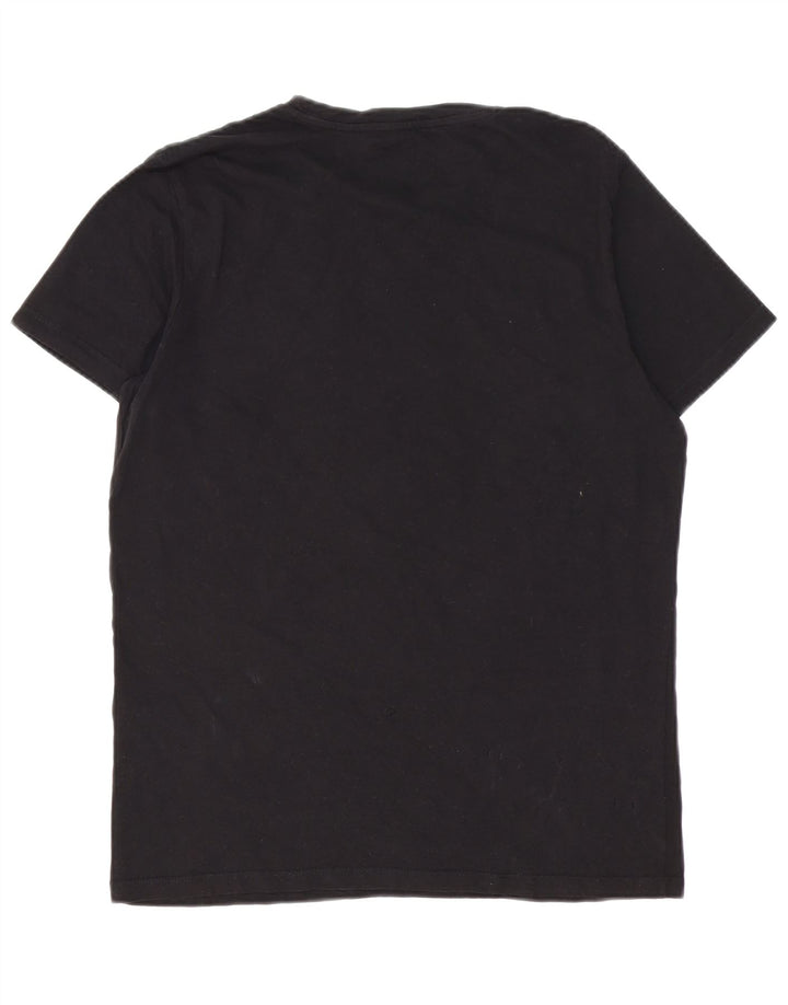 JACK & JONES Hombre Core Graphic Camiseta Top Medium Black Cotton
