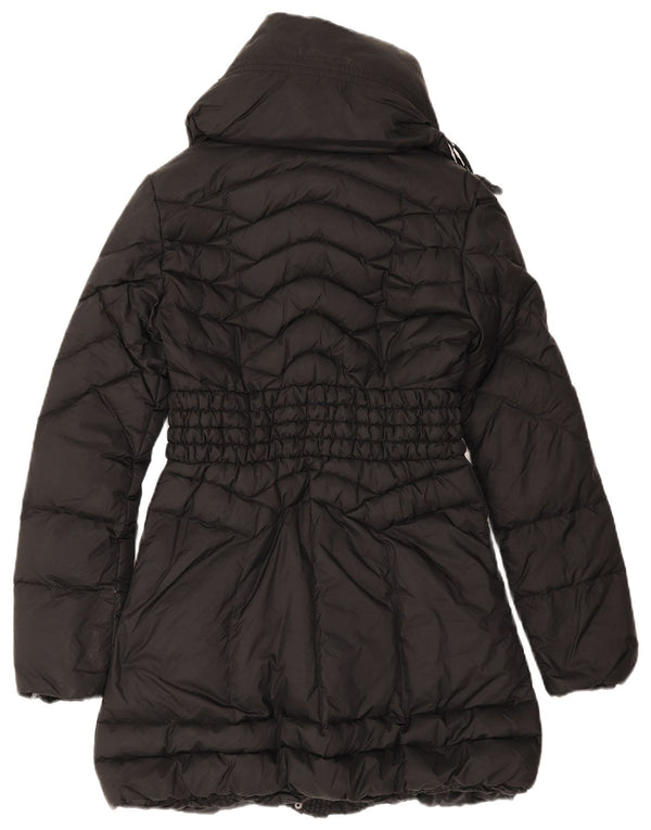 Guess Abrigo acolchado para mujer UK 8 Small Poliéster negro