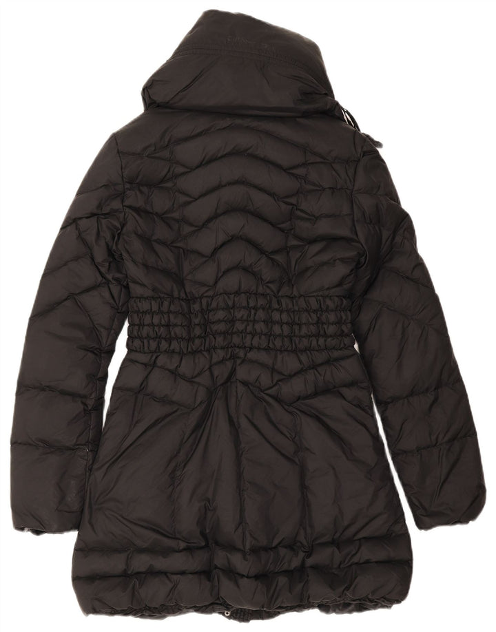Guess Abrigo acolchado para mujer UK 8 Small Poliéster negro