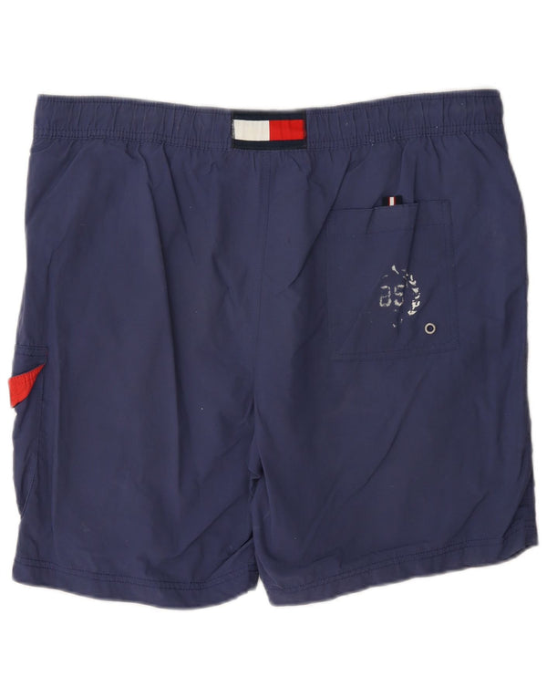 Shorts De Natación Tommy Hilfiger Hombre Graphic Cargo Azul Marino Medio