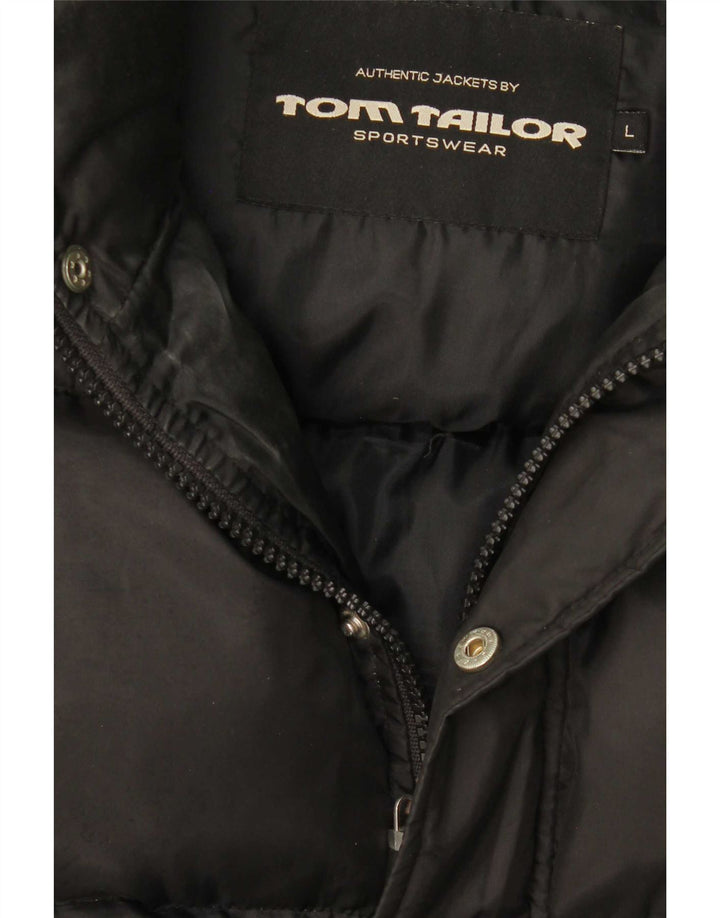Tom Tailor Chaqueta acolchada para hombre UK 40 Large Black