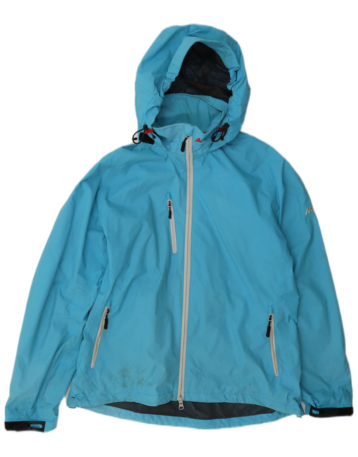 Musto Chaqueta impermeable con capucha para mujer UK 46 Grande Poliamida azul