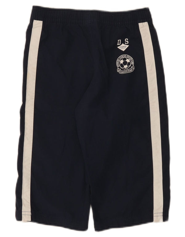 Nike - Pantalones cortos deportivos con gráficos para niños (5-6 años), color azul marino mediano