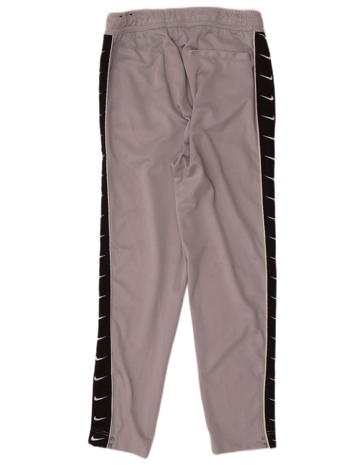 Nike - Pantalones de chándal con estampado gráfico para hombre, poliéster color block, pequeño, gris