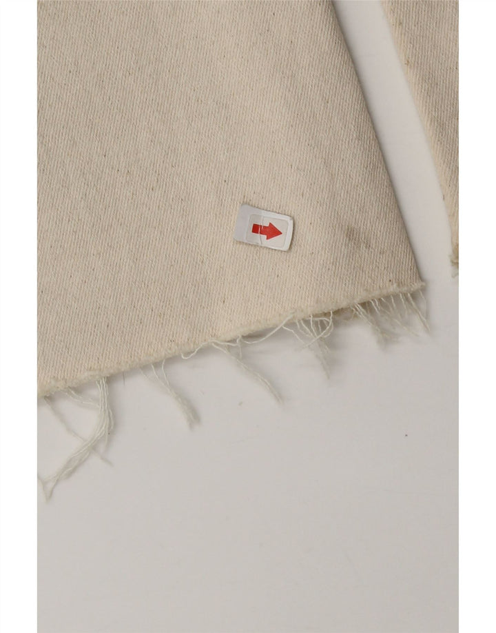 Zara Jeans Rectos Mujer EU 40 Medium W30 L26 Algodón Beige