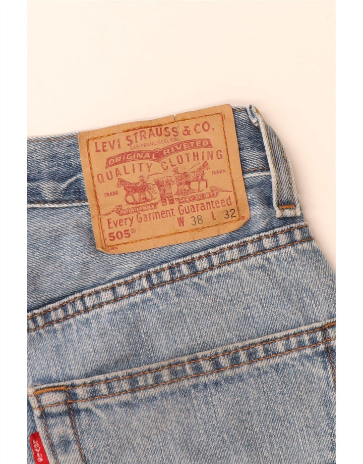 Levi's Mujer 505 Shorts De Mezclilla W38 XL Azul