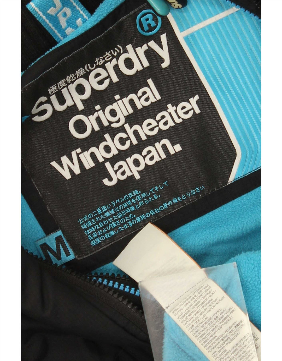 Superdry Chaqueta Cortavientos Con Capucha Para Mujer UK 44 Medium Black Nylon
