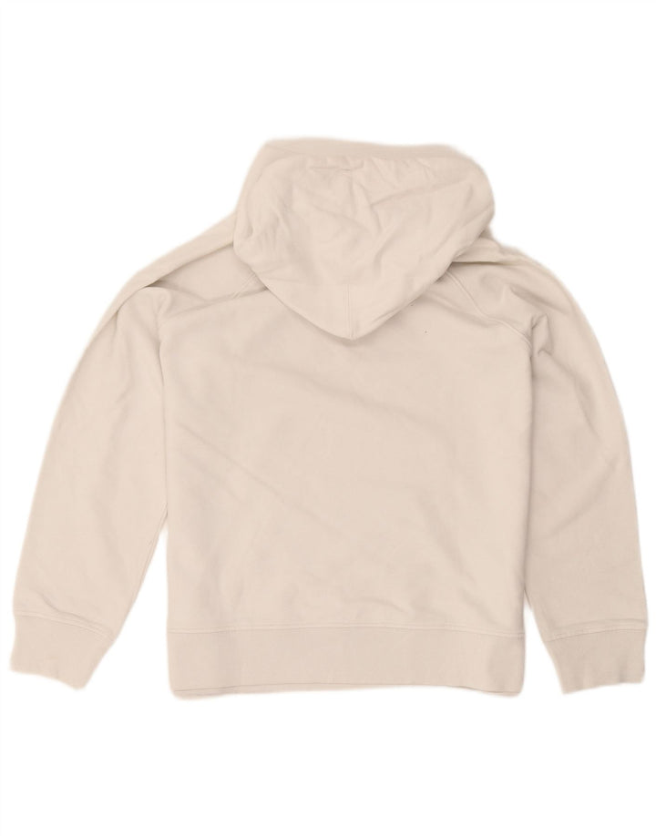 Levi's Jersey con capucha gráfica para hombre, talla pequeña, blanco