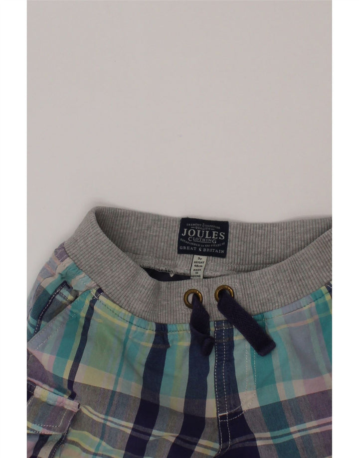 Joules Shorts cargo para niña 2-3 años W20 Cuadros multicolor