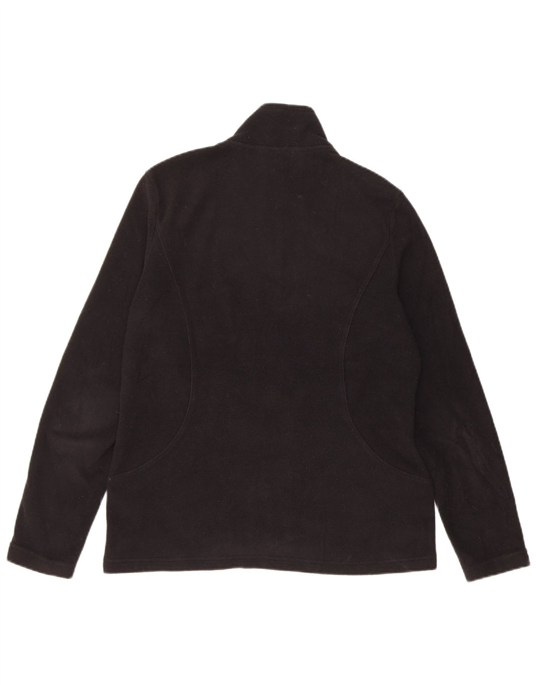 Marks & Spencer Chaqueta polar para mujer UK 12 Mediana Poliéster negro