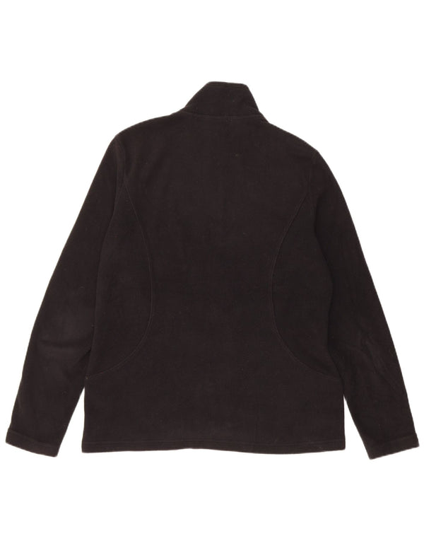 Marks & Spencer Chaqueta polar para mujer UK 12 Mediana Poliéster negro