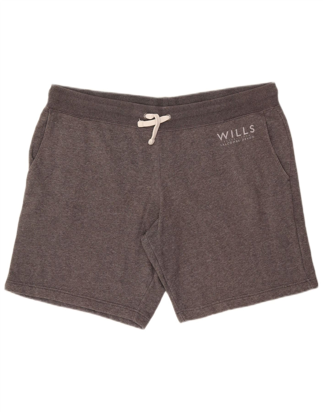 Jack Wills Salcombe Devon Shorts deportivos para hombre XL Algodón gris