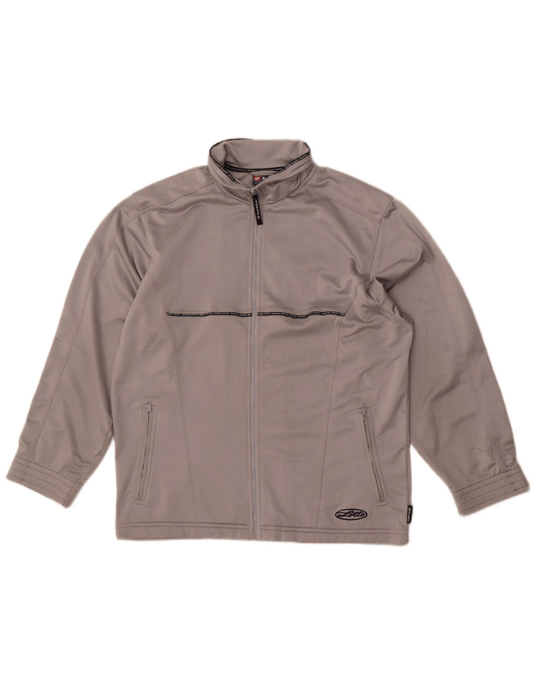 Lotto Chaqueta de chándal para mujer UK 40 Poliéster gris medio