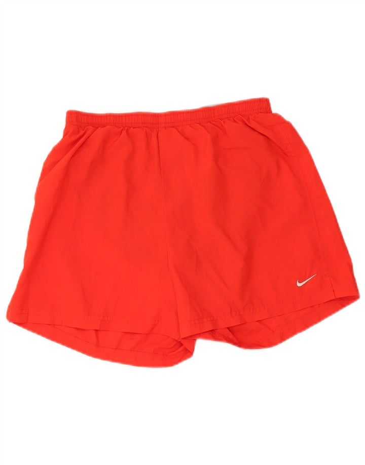 Nike Dri Fit - Pantalones cortos deportivos para hombre, talla pequeña, color rojo