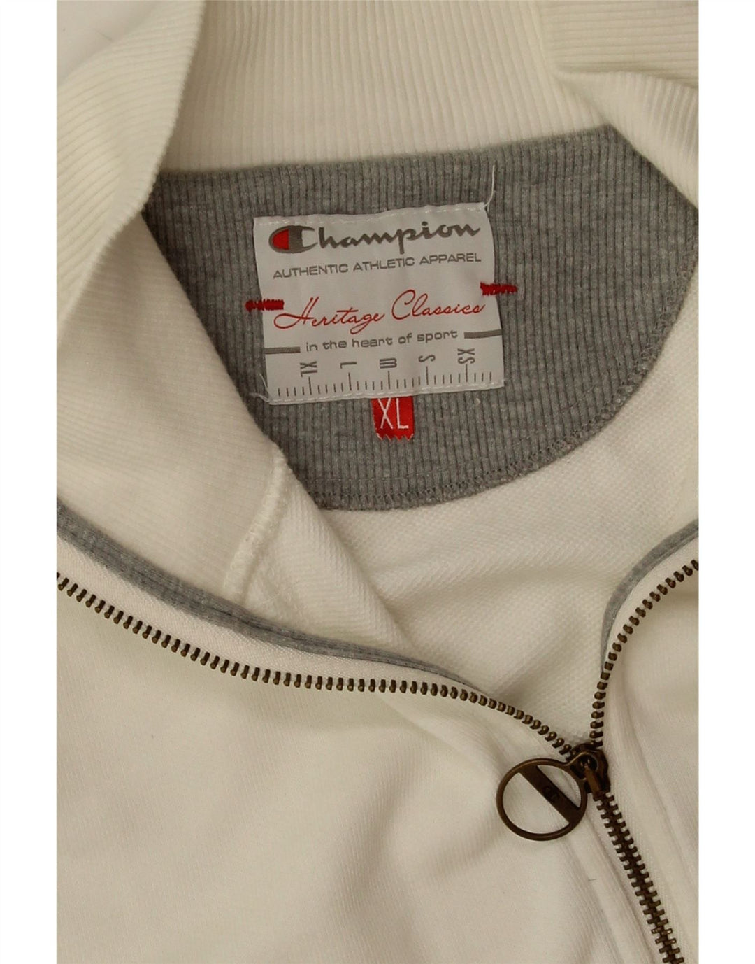 Champion Heritage Classics - Chaqueta de chándal para mujer (talla 40), color blanco