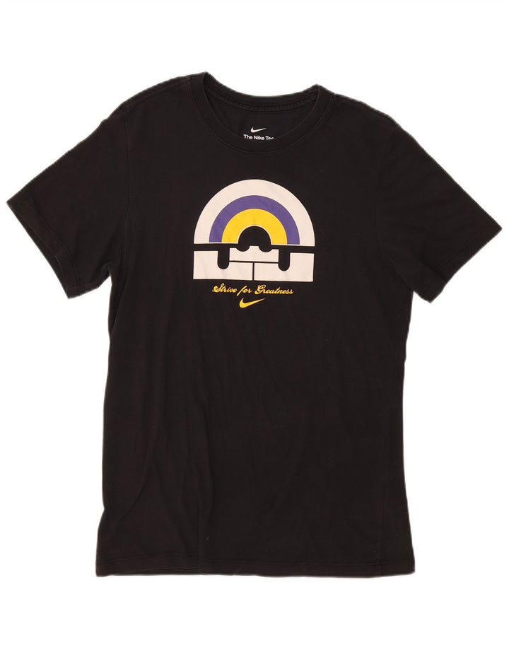 Nike - Camiseta gráfica para hombre, talla pequeña, color negro