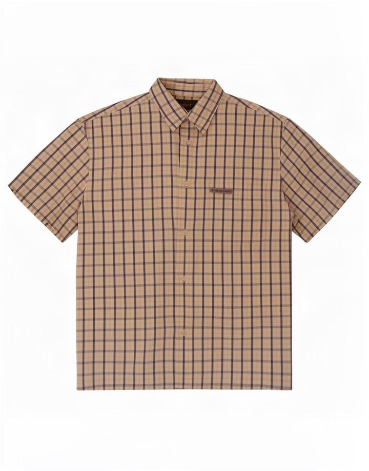 Timberland Camisa Manga Corta Hombre Medium Multicolor Check Cotton