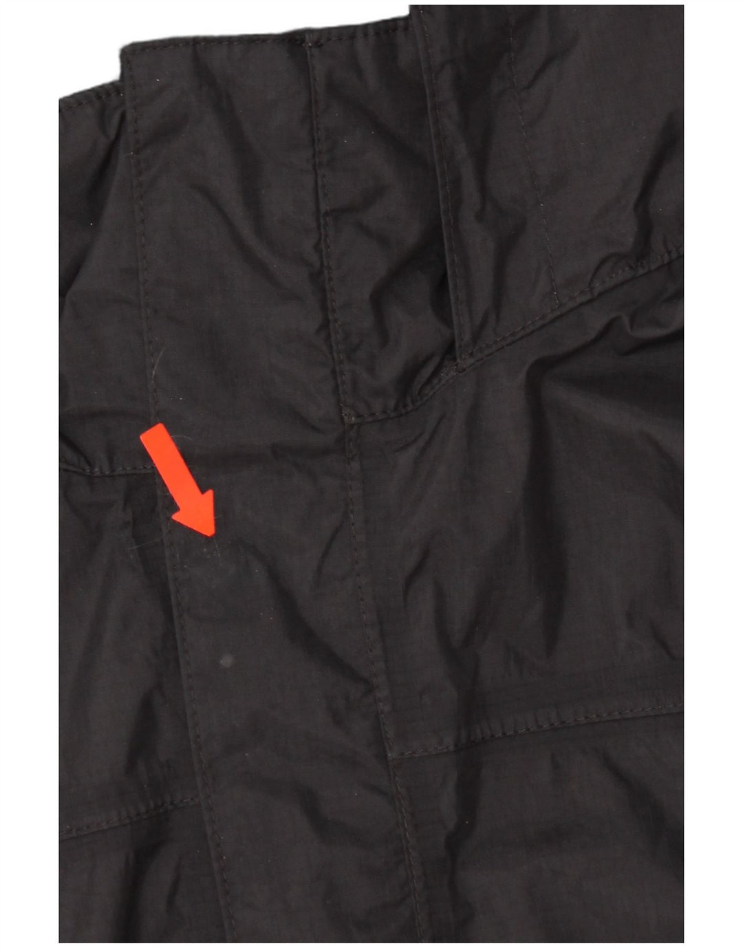 The North Face Chaqueta impermeable con capucha para hombre UK 40 Large Nylon negro
