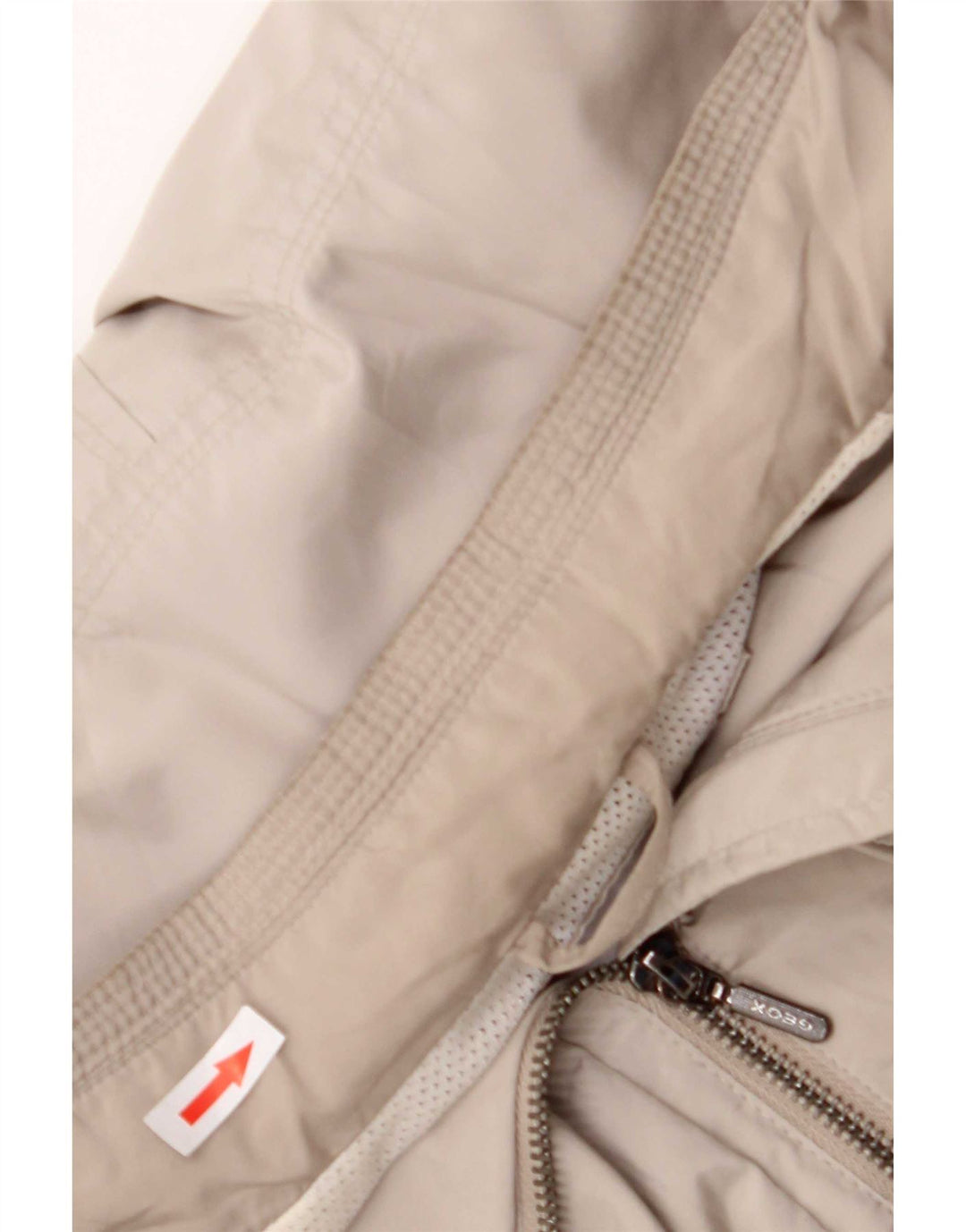 Geox Mujer Respira Utility Jacket UK 40 Grande Poliéster Beige