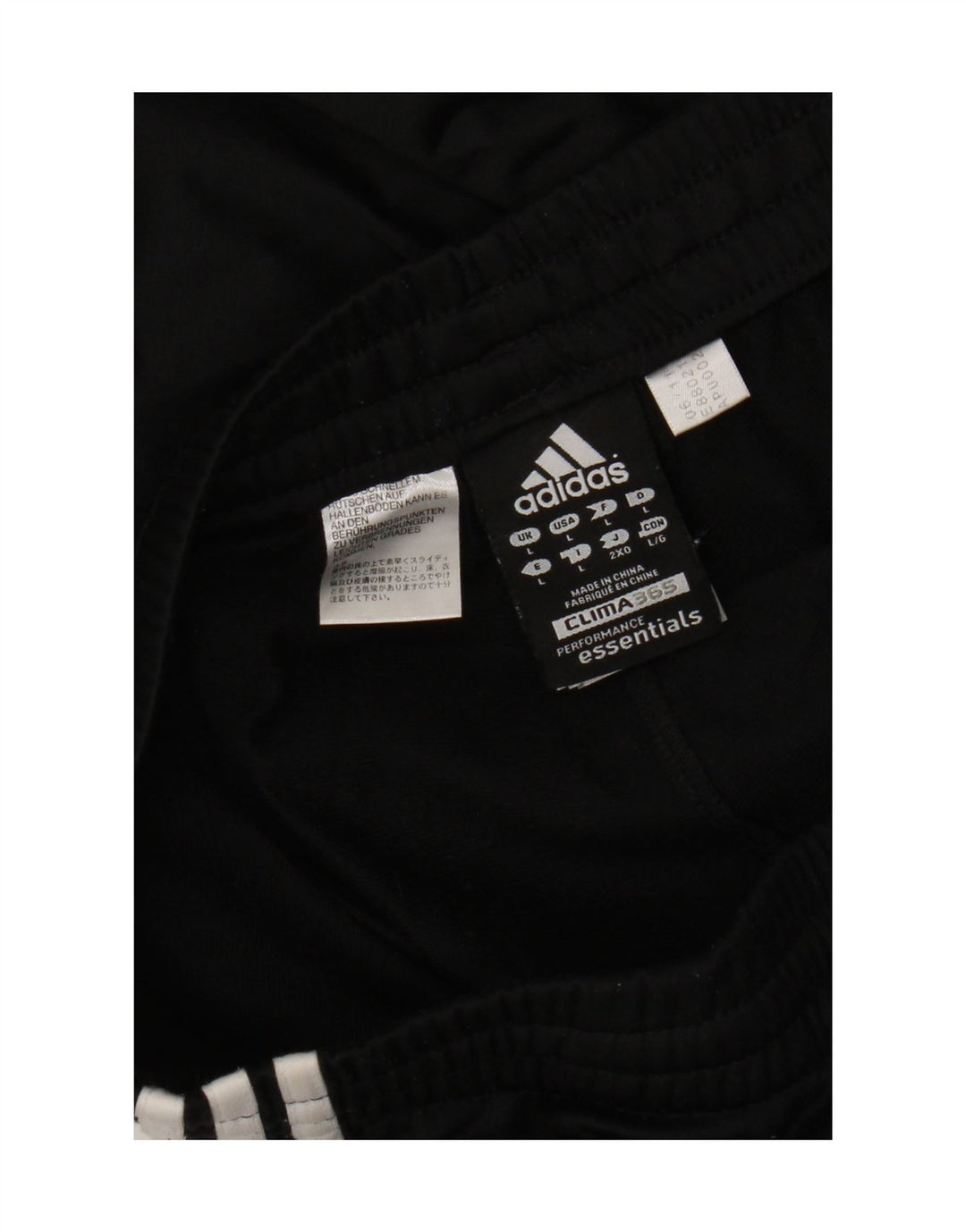 Adidas Mens Clima 365 Pantalones De Chándal Grande Negro Poliéster