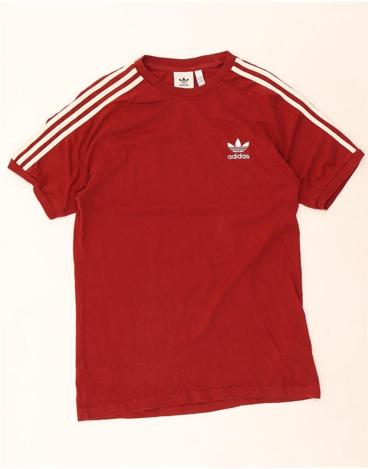 Camiseta Adidas Hombre Top Medium Borgoña Algodón