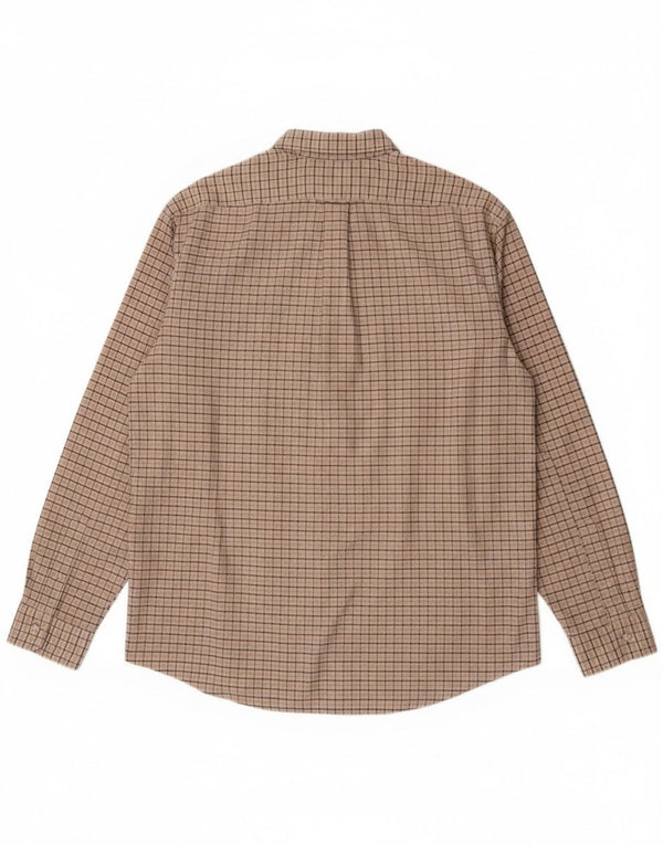 Polo Ralph Lauren Camisa de ajuste personalizado para hombre 2XL Algodón a cuadros rosa