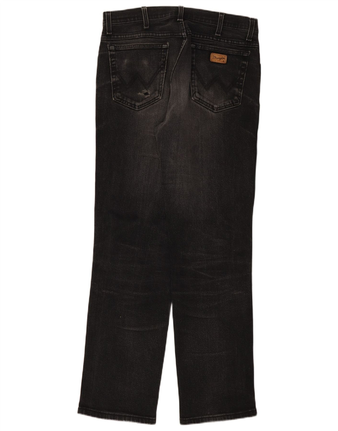 WRANGLER Vaqueros rectos elásticos Texas para hombre W33 L32 Algodón negro