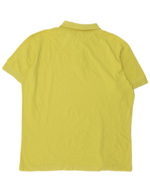 Benetton Polo Hombre XL Algodón Amarillo