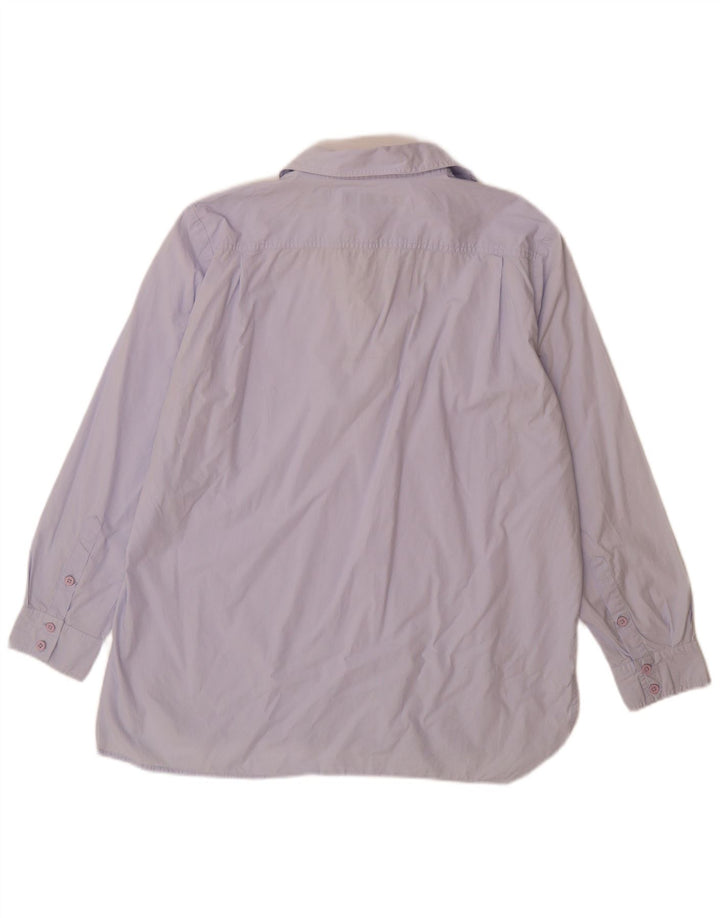 French Connection Camisa tipo pulóver para mujer UK 44 Grande Azul