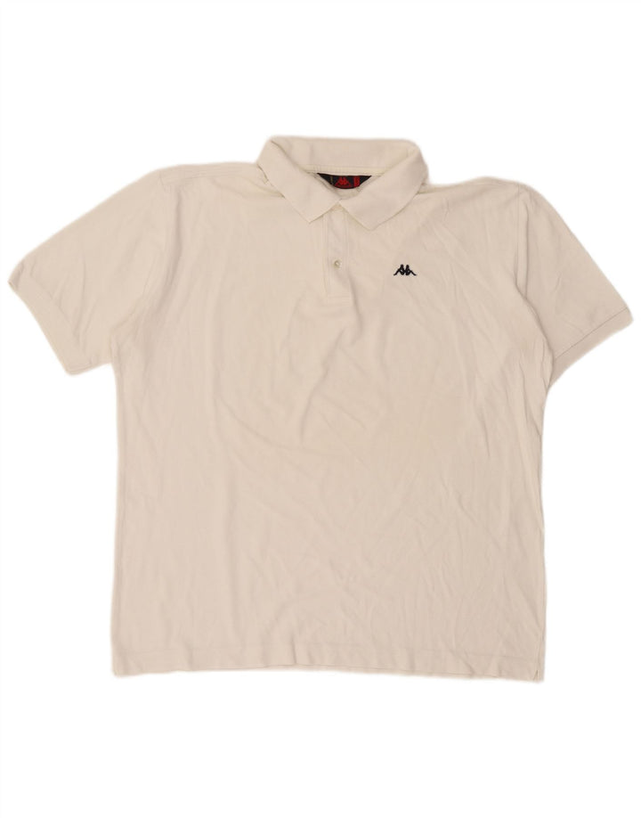 Kappa Polo Hombre XL Blanco