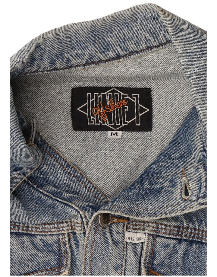 OFFSHORE Chaqueta vaquera corta para mujer UK 44 Azul medio