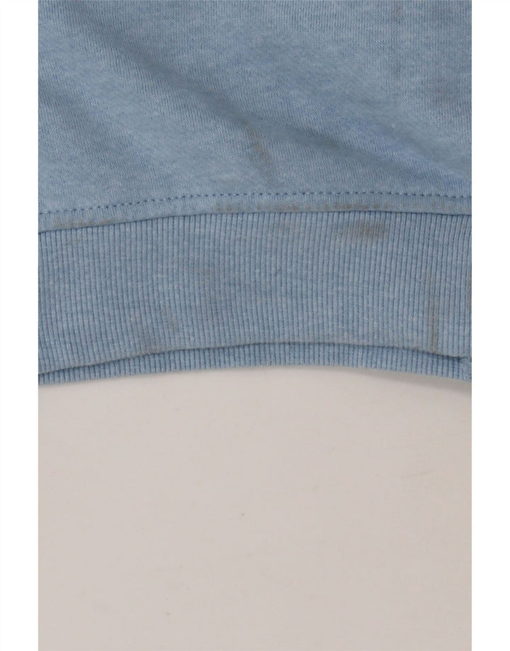 LYLE & SCOTT Sudadera con capucha y cremallera para niño 12-13 años Algodón azul