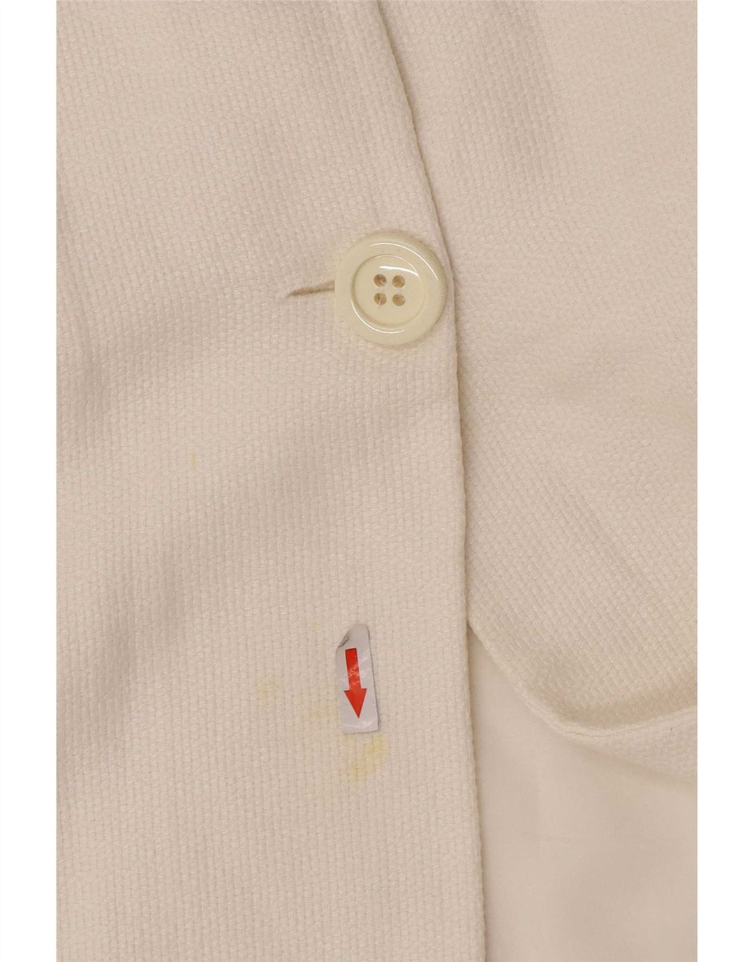 Massimo Dutti Chaqueta Blazer Corta De 2 Botones Para Mujer EU 38 Mediano Blanco