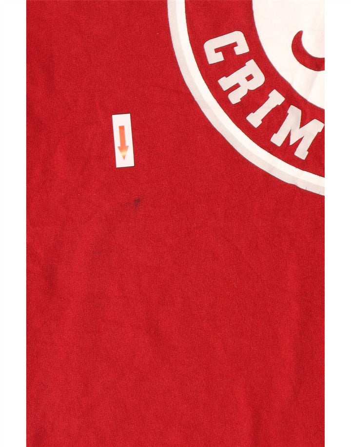 Champion Camiseta Gráfica Para Hombre Top Grande De Algodón Rojo