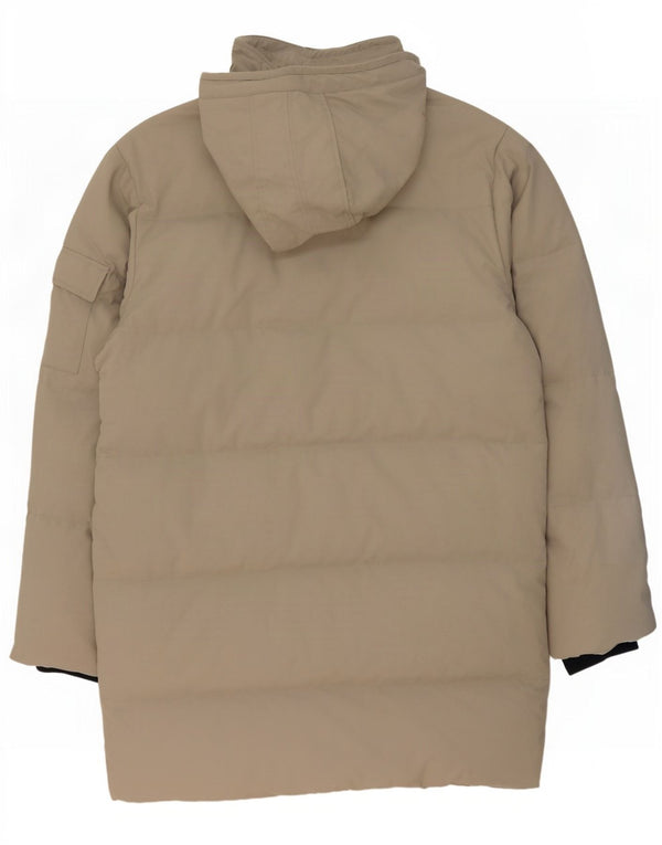 Diadora Abrigo acolchado con capucha para hombre UK 40 Large Poliamida verde