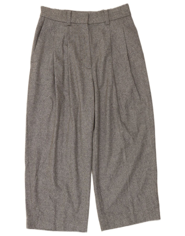 Cos Pantalones cortos holgados de cintura alta para mujer EU 38 Medium W30 L24 Gris