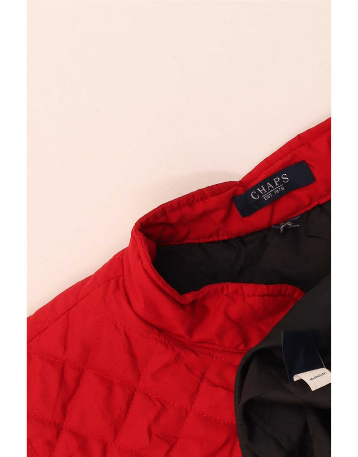 Chaps Chaleco acolchado para mujer UK 18 XL Rojo