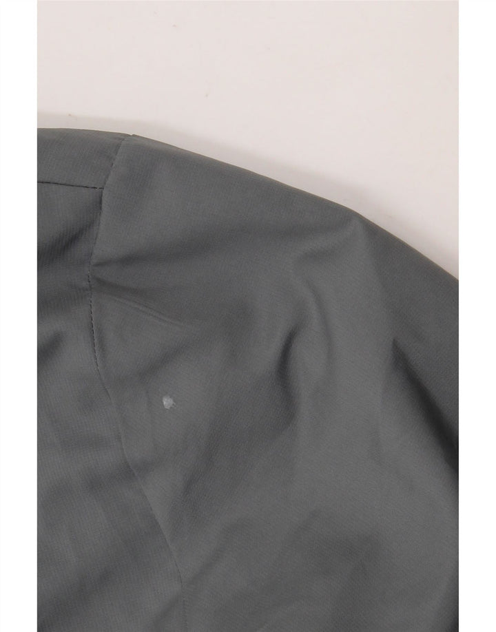 Adidas Climacool Graphic - Chaqueta impermeable con capucha para hombre, talla 40, poliéster gris grande