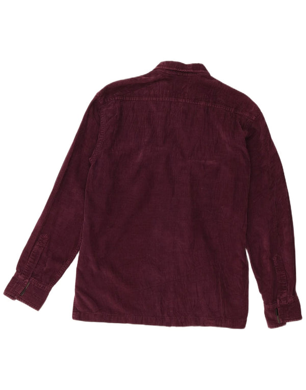 Replay Camisa De Pana De Algodón Morado Medio Hombre