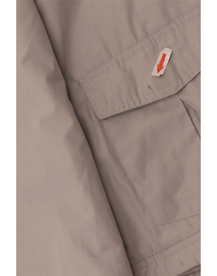 Adidas Chaqueta utilitaria para mujer UK 10 Small Grey Colourblock Poliéster