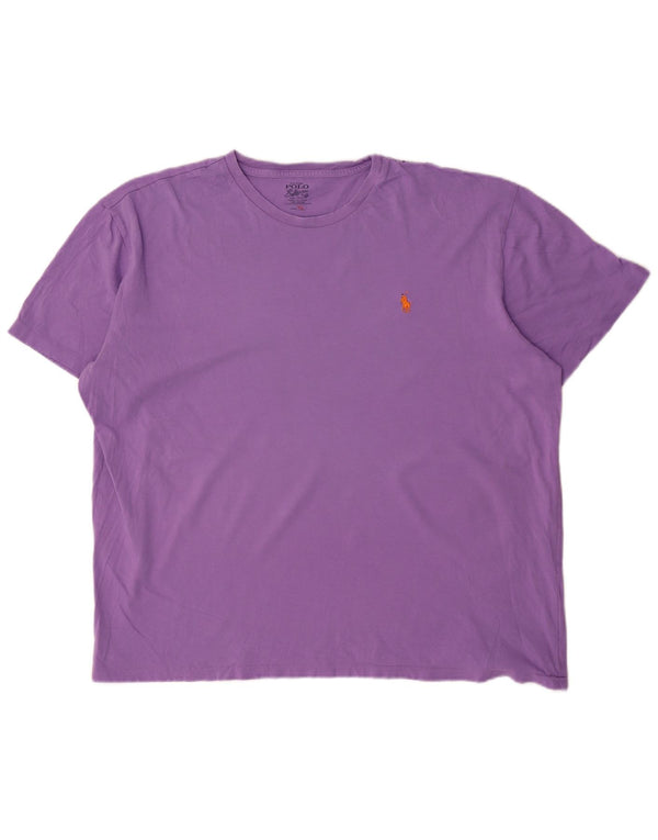 Polo Ralph Lauren Camiseta Hombre Top XL Algodón Púrpura